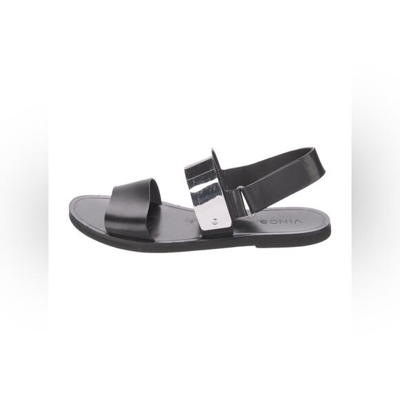 Vince Black and Silver Sandals - Picture 3 of 10
